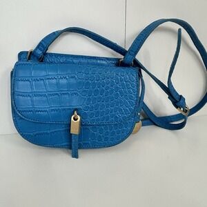 Carpisa Handbag Penelope‎ & Monica Cruz Nero Turquoise Blue Cross Body Purse Bag